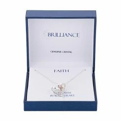 Brilliance Crystal Heart & Cross Pendant Necklace -Brilliance Shop unnamed file 964