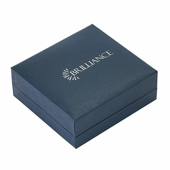 Brilliance Blue & White Preciosa Crystal Cross Necklace 6 Brilliance Blue & White Preciosa Crystal Cross Necklace - Image 4